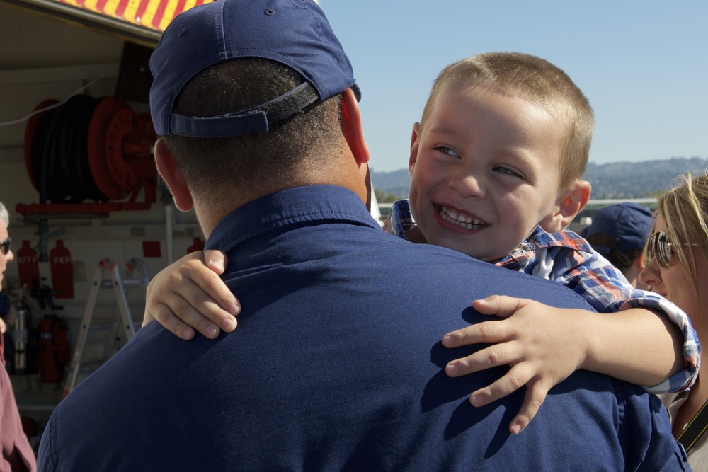 Coast Guard Cutter Stratton returns home