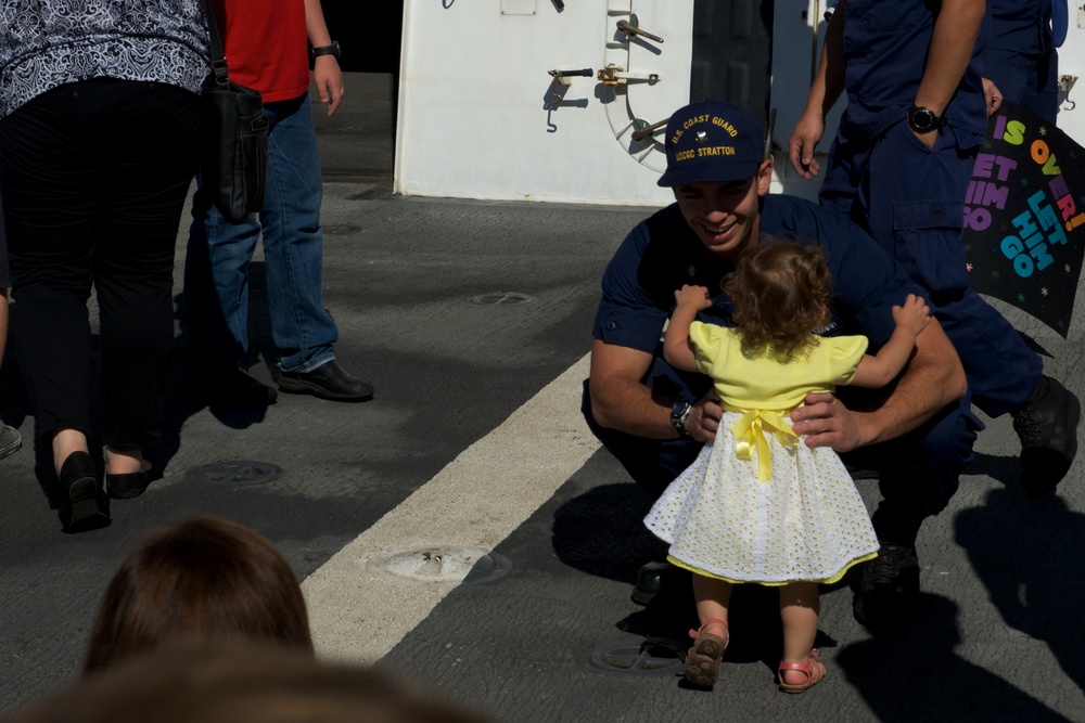 Coast Guard Cutter Stratton returns home