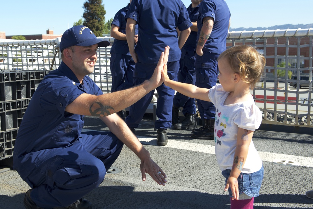 Coast Guard Cutter Stratton returns home