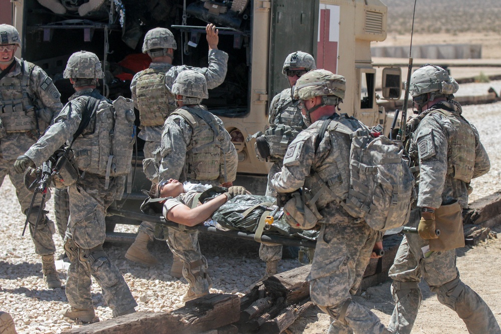 Red Falcons sharpen warfighter skills at the National Training Center