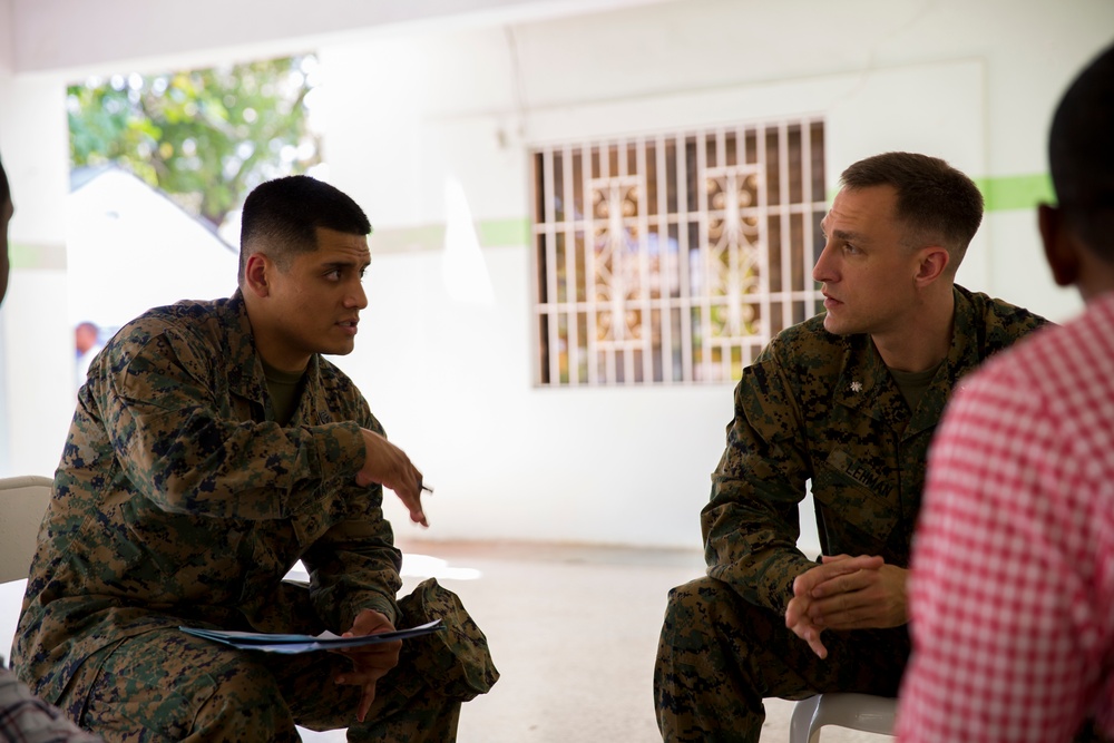 4th CAG Marines supporting Continuing Promise