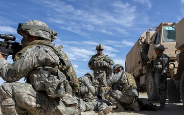 Red Falcons sharpen warfighter skills at the National Training Center