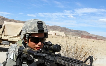 Red Falcons sharpen warfighter skills at the National Training Center