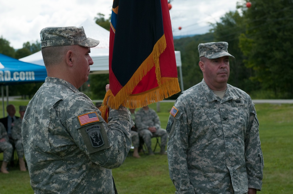 86th IBCT (MTN) Change of Command Ceremo86th IBCT (MTN) change of command ceremonyny