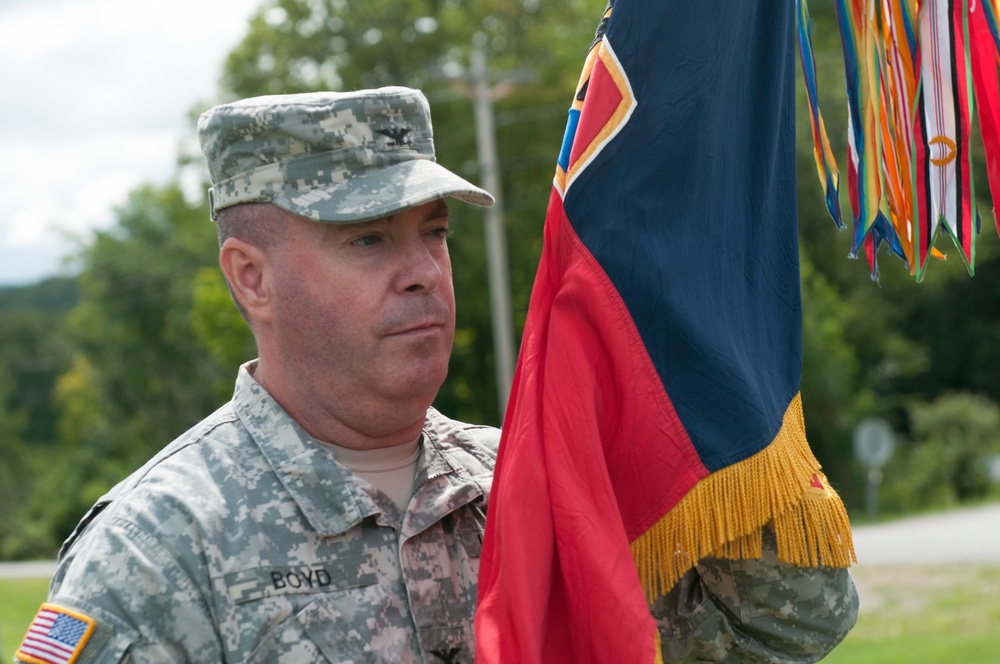 86th IBCT (MTN) change of command ceremony