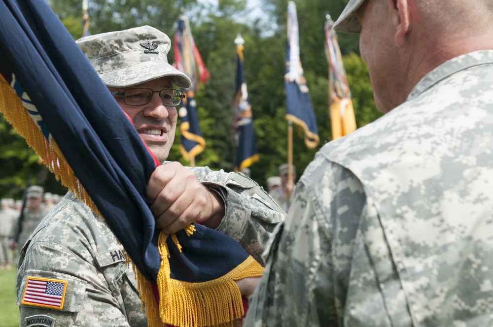 86th IBCT (MTN) change of command ceremony