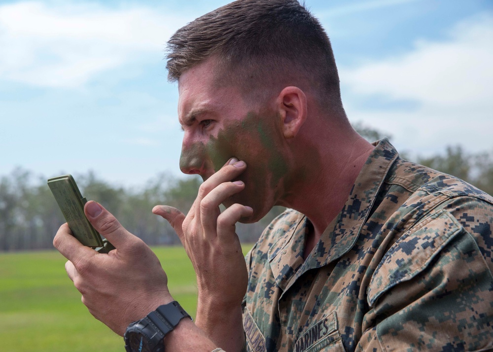 U.S. Marines and Australian soldiers conduct helicopter raid training