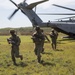 U.S. Marines and Australian soldiers conduct helicopter raid training