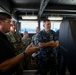 Rear admiral visits USNS Millinocket