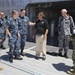 Rear admiral visits USNS Millinocket