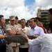 Japan Chief Cabinet Secretary visits Okinawa land return sites
