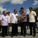 Japan Chief Cabinet Secretary visits Okinawa land return sites