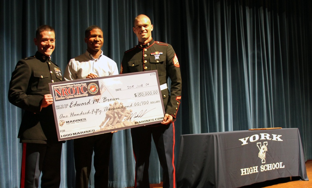 York Graduate earns Marine Corps NROTC scholarship to VMI