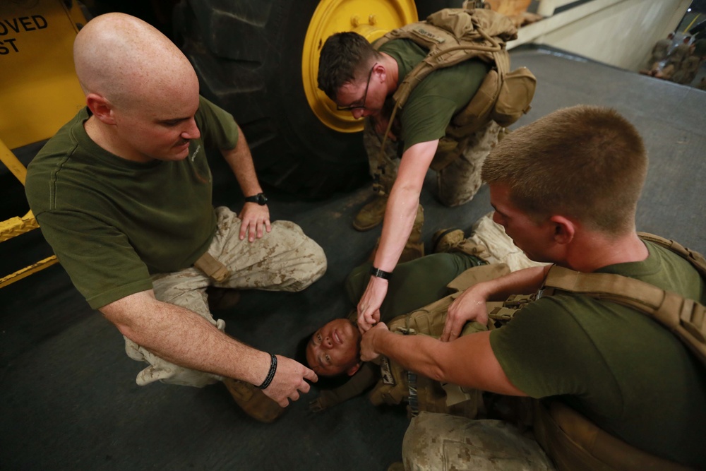 U.S. Marines enjoy friendly competition