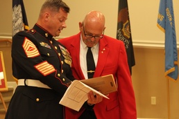 Giving heart earns title of Honorary Marine