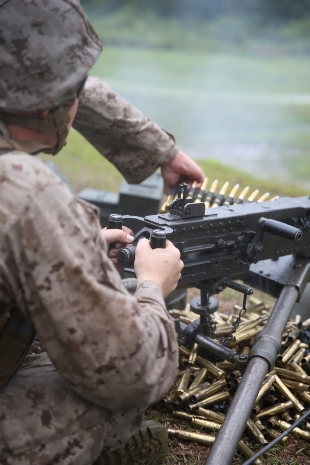 CLB-22 Marines Become Proficient in Machine Gun Capabilities