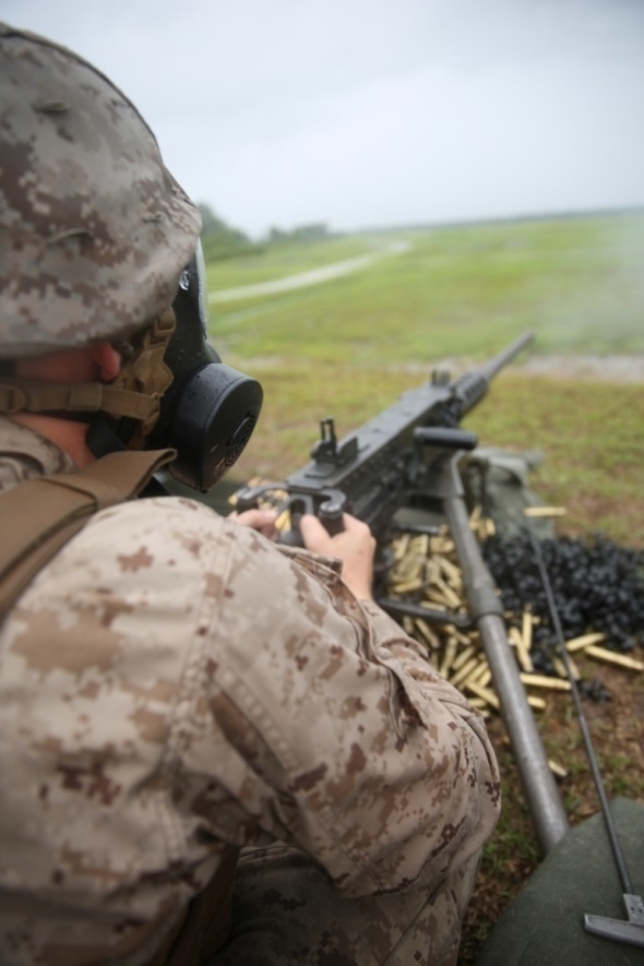 CLB-22 Marines Become Proficient in Machine Gun Capabilities