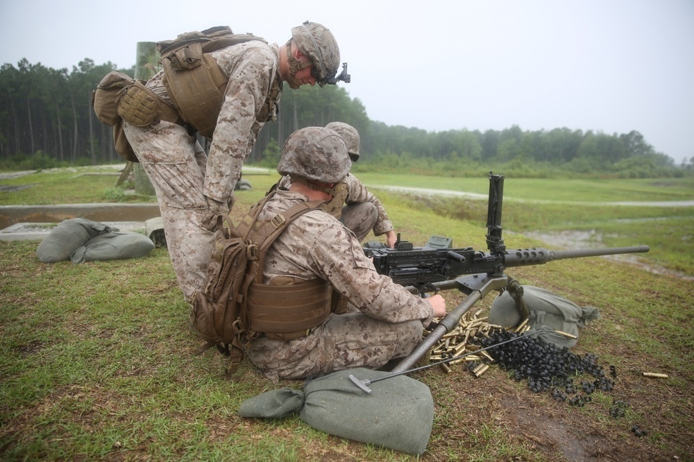 CLB-22 Marines Become Proficient in Machine Gun Capabilities