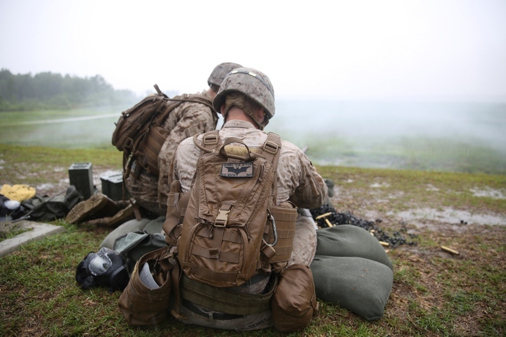 CLB-22 Marines Become Proficient in Machine Gun Capabilities