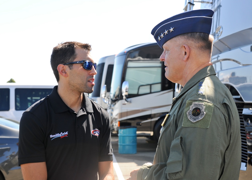 General meet and greet with Aric Almirola, No. 43