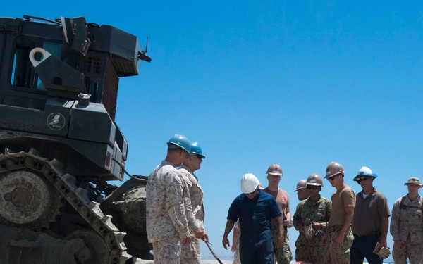 Marines and Sailors team up to conduct Beach Terminating Unit training for first time