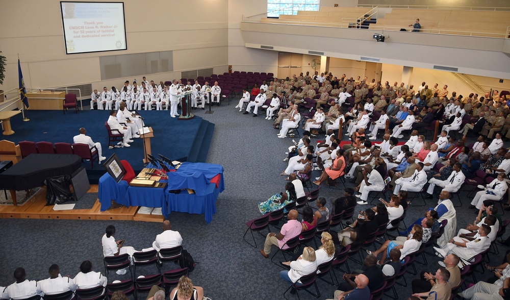 Naval Service Training Command CMC retires