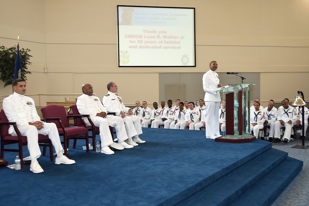 Naval Service Training Command CMC retires