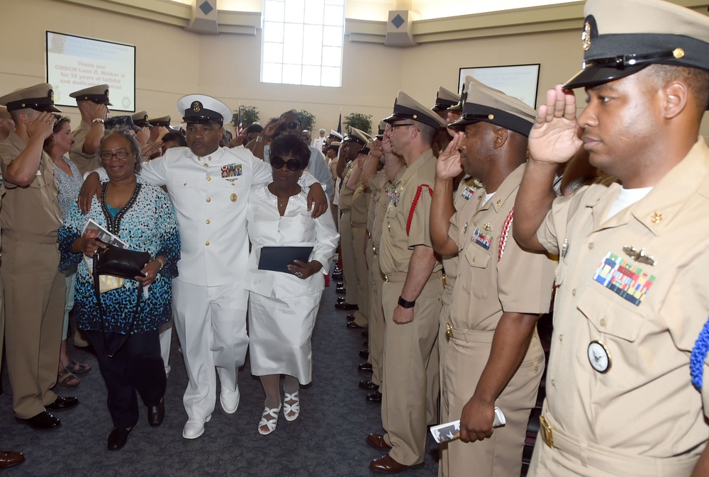 Naval Service Training Command CMC retires