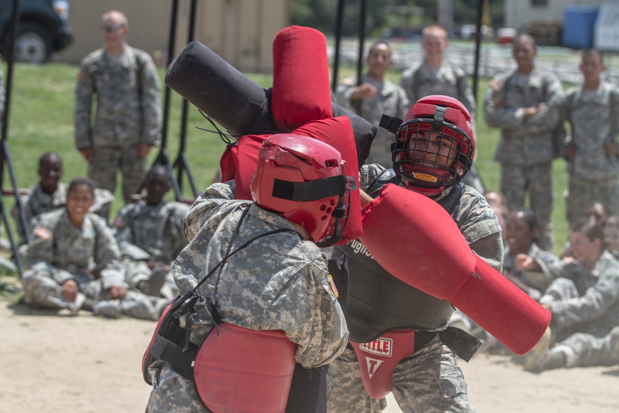 Pugil stick training