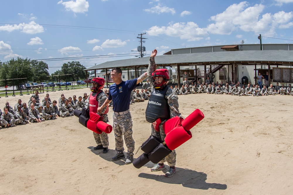 Pugil stick training