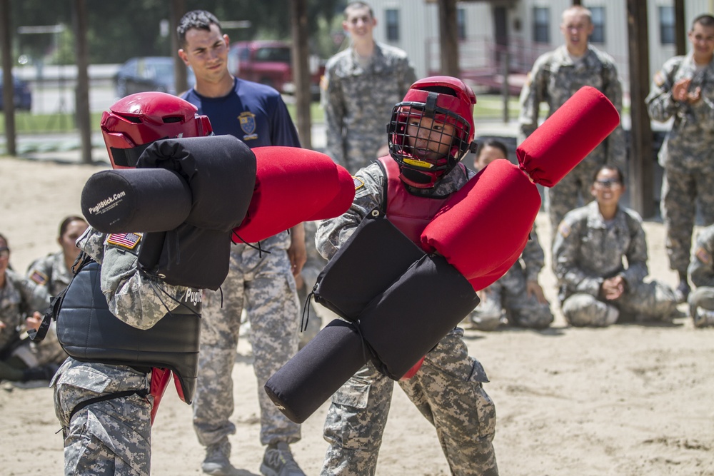 Pugil stick training
