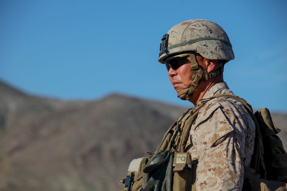 1st MarDiv Leader visits troops during Integrated Training Exercise