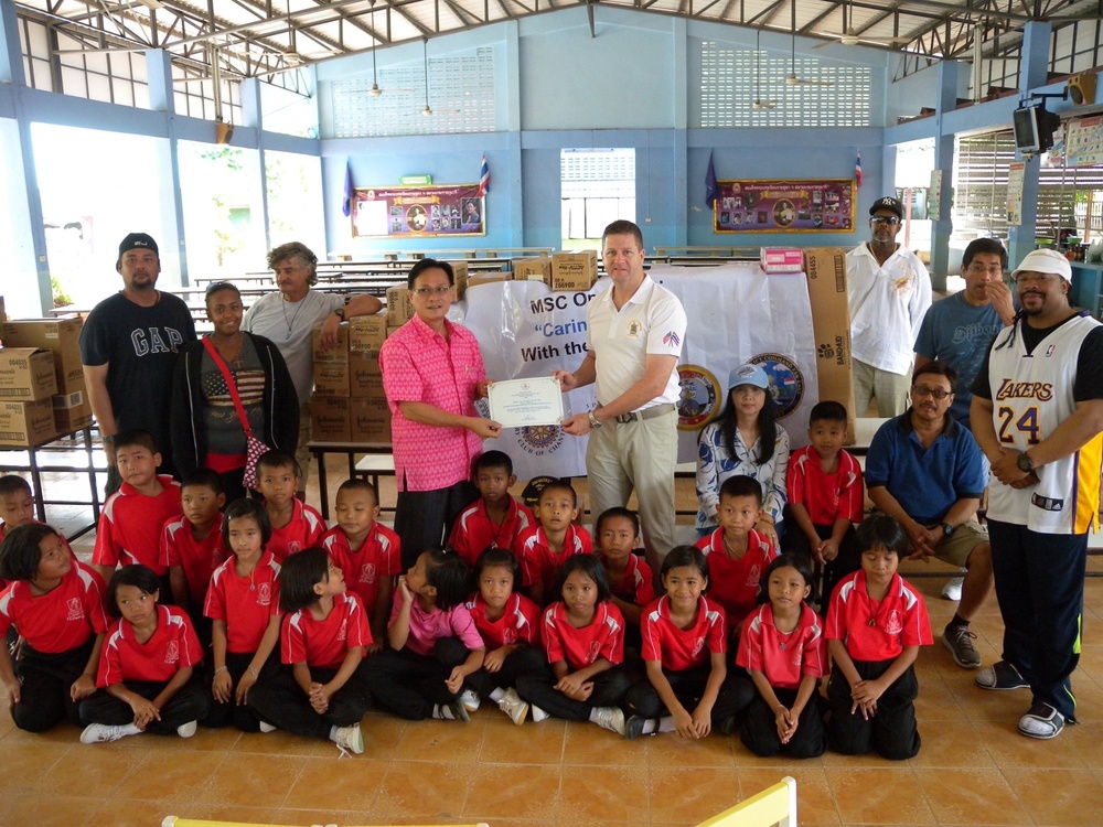 USNS Walter S Diehl, MSC Far East provide aid, build friendships in Thailand