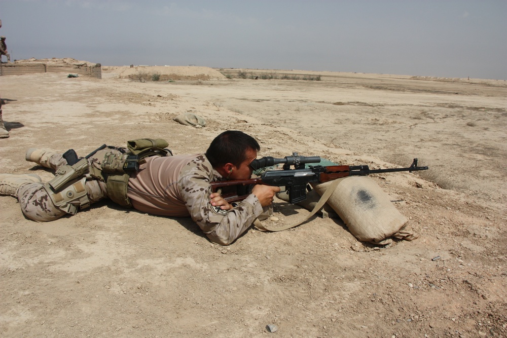 Coalition trains on foreign weapons