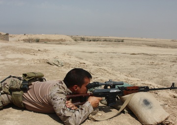 Coalition forces train with foreign weapons