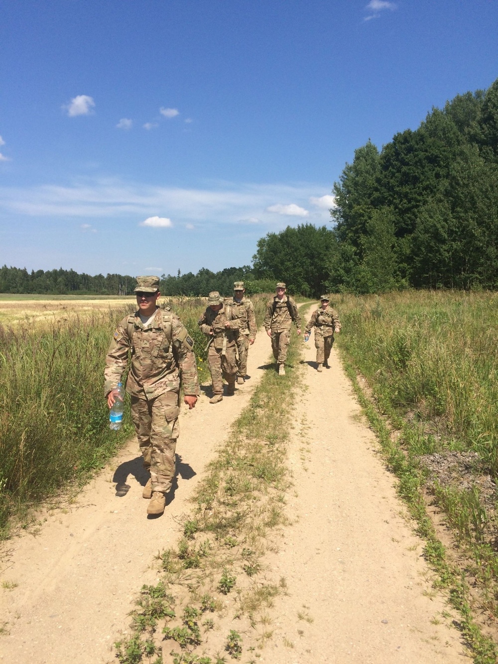 39th Transportation Bn. helps build Strong Europe through Lithuanian road march