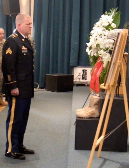 Soldier remembered fondly in two ceremonies