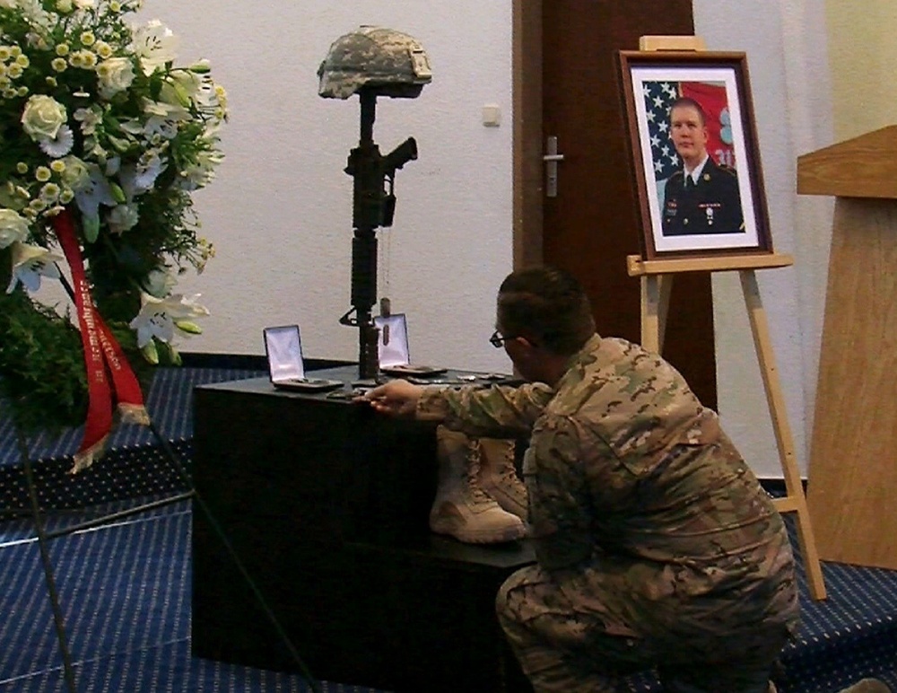 Soldier remembered fondly in two ceremonies
