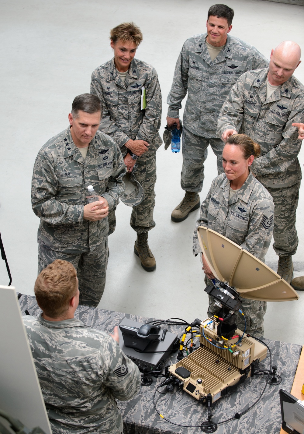 435th AGOW, AEW Airmen showcase capabilities for 3rd AF commander