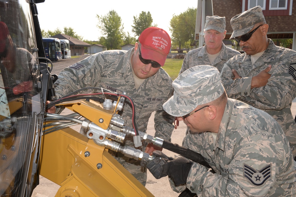 Fargo training site is busy in August
