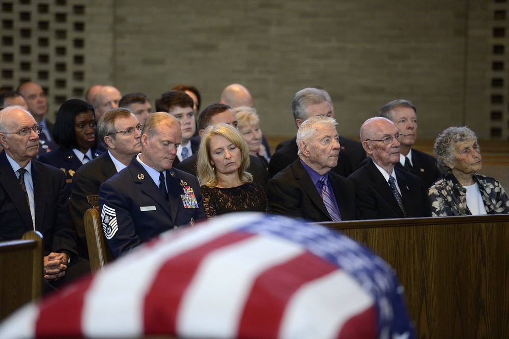Chief Master Sgt. of the Air Force James Binnicker is laid to rest
