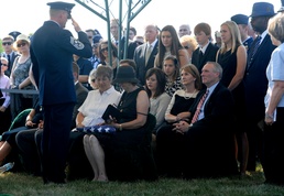 Chief Master Sgt. of the Air Force James Binnicker is laid to rest