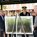 Secretary of defense receives a briefing before the COR for the CSA