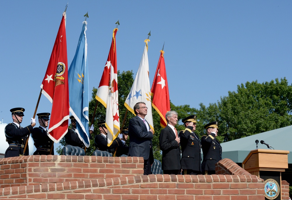 Secretary of defense renders honors