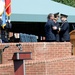 Secretary of defense shakes hands with incoming CSA