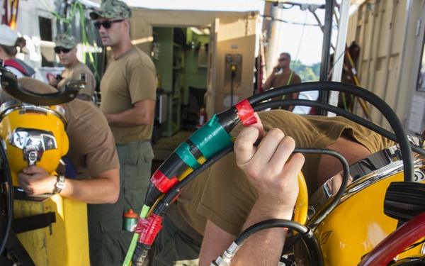 CSS Georgia Salvage operation