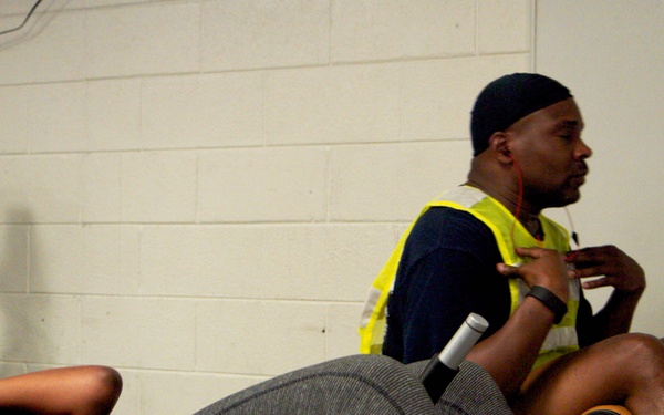 Soldier runs toward success as he pushes others to do the same