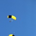 US Army 'Golden Knights' parachute team conduct a Tandem Camp in Chicago