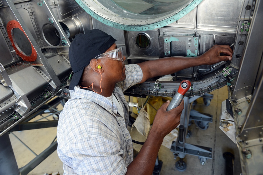 Depot excellence displayed by 561st AMXS with heavy structural repair