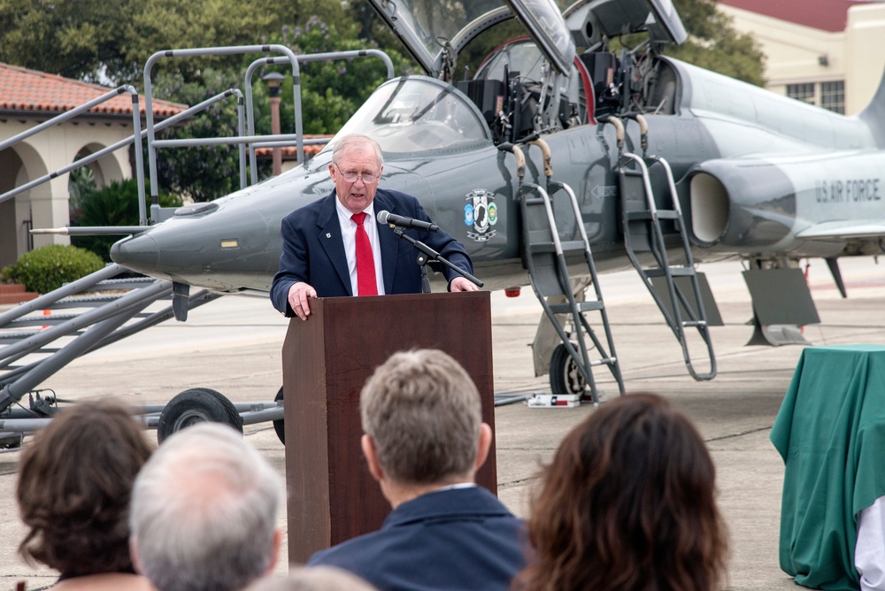 560th Flying Training Squadron Artifact Dedication ceremony